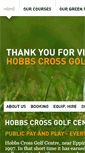 Mobile Screenshot of hobbscrossgolfcentre.com