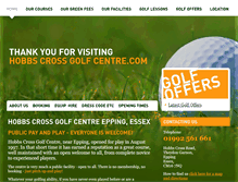 Tablet Screenshot of hobbscrossgolfcentre.com